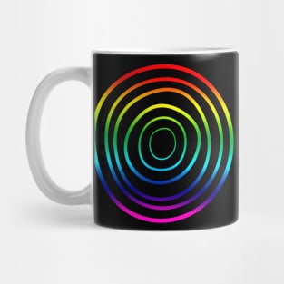 Rainbow Circles Design Mug